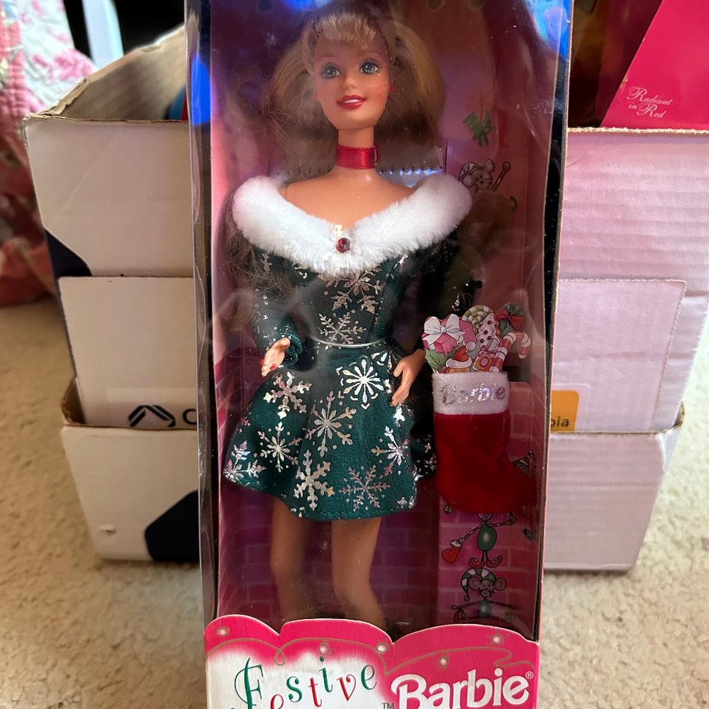 Festive Season Barbie doll